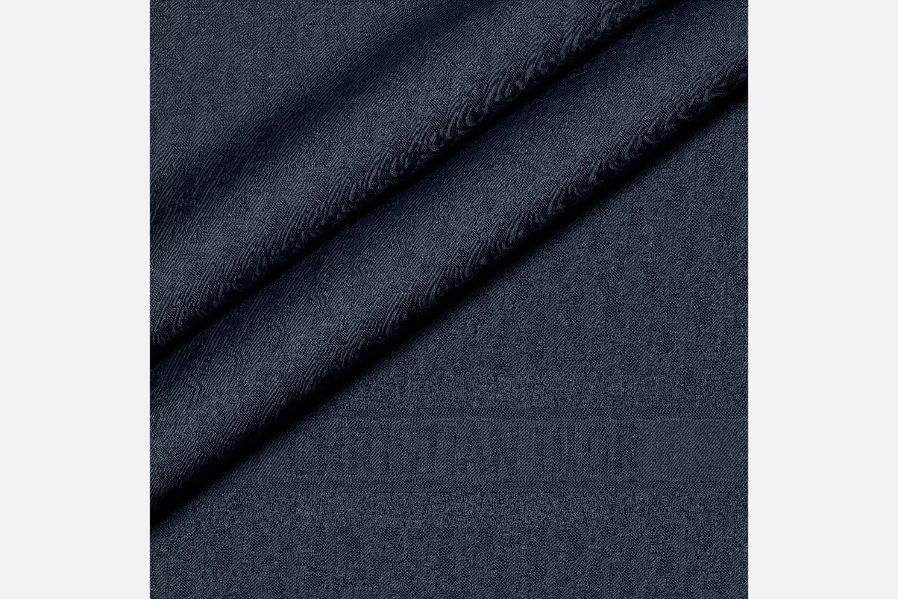 【無料郵送/関税込/正規品】 (W) Dior Oblique Shawl Navy Blue Dior Oblique Shawl Navy Blue Wool, Silk and Cotton | DIOR