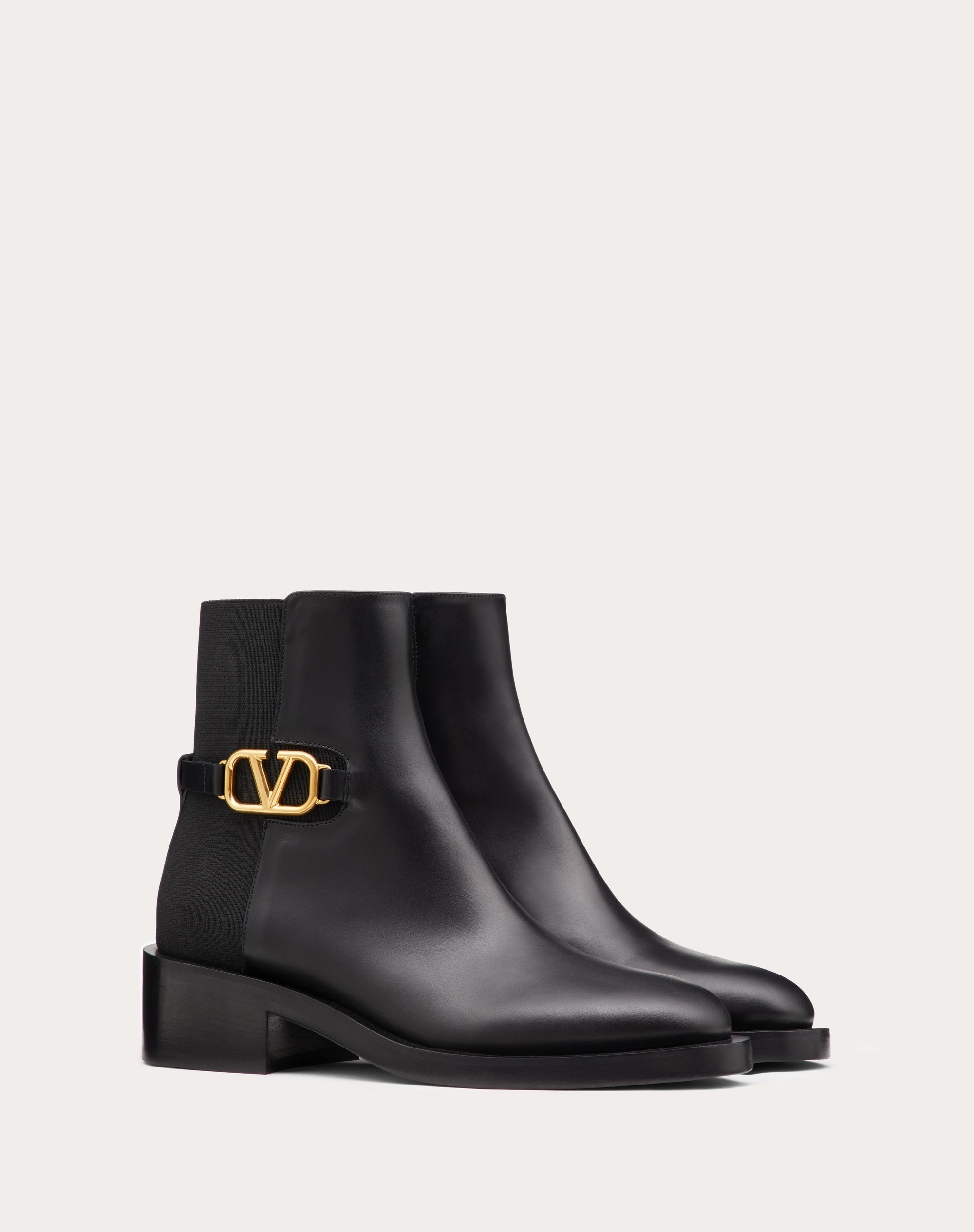 VLOGO SIGNATURE CALFSKIN ANKLE BOOT 30MM - 2