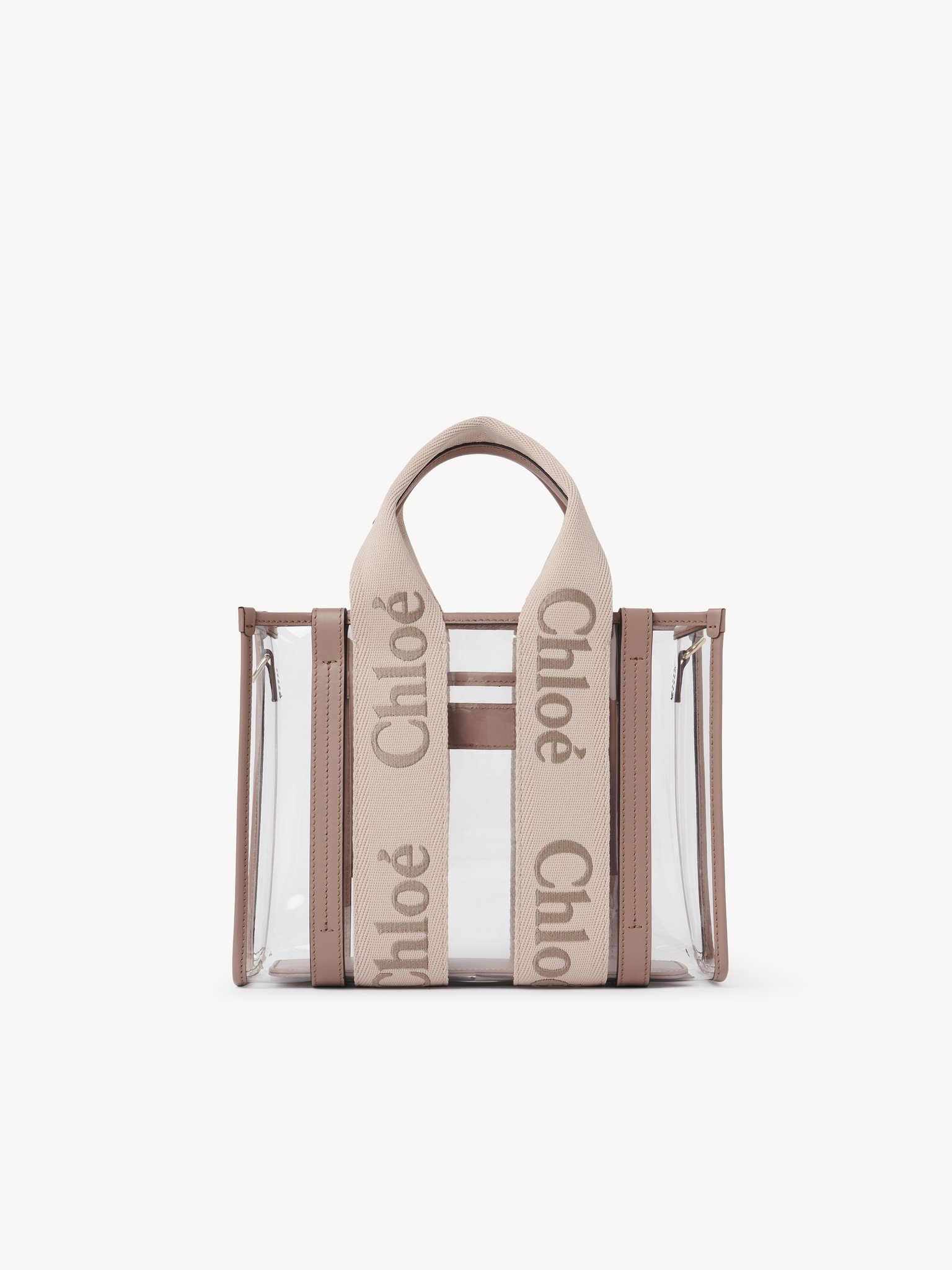 SMALL WOODY TOTE BAG IN JELLY & LEATHER - 4