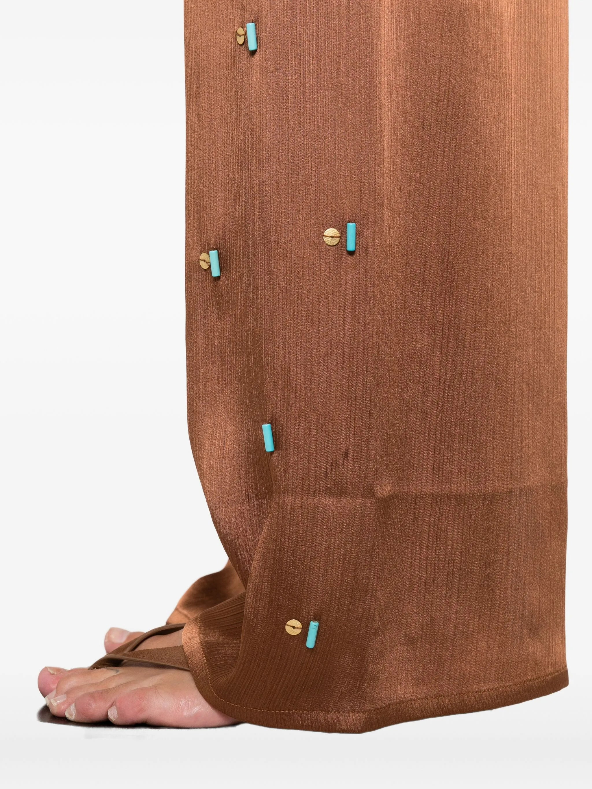 Siedres Manoce Embellished Drawstring Trousers - 2