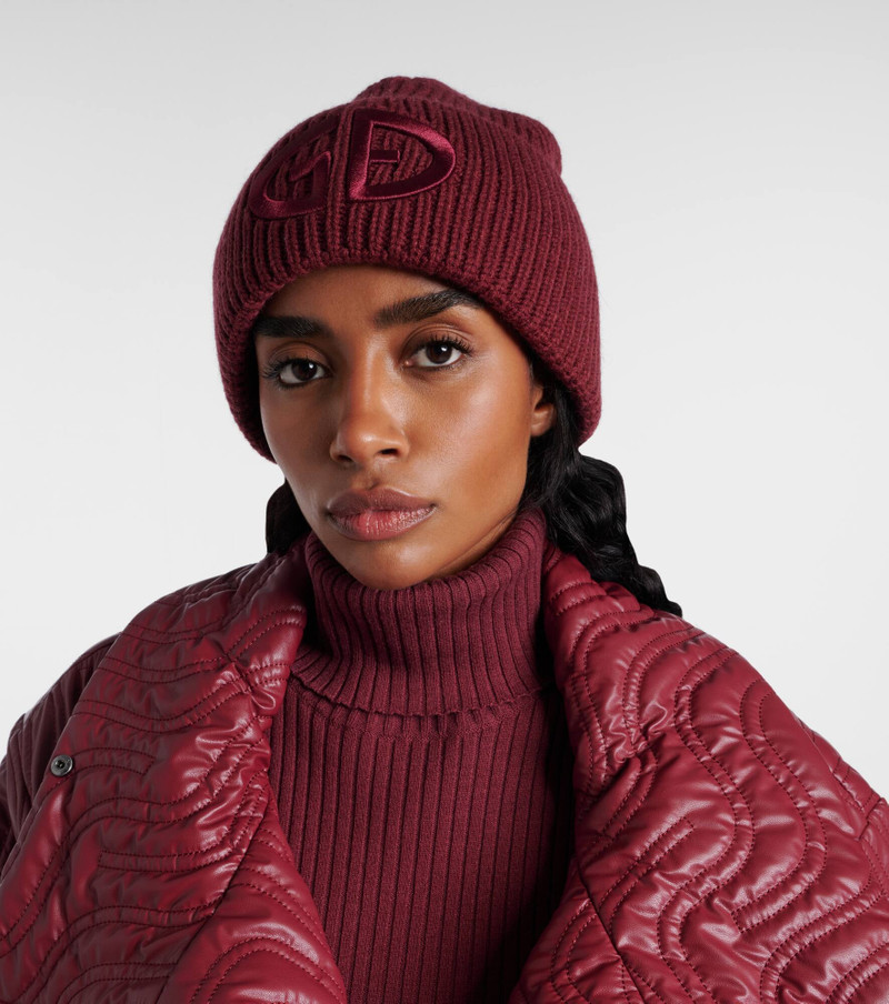 GOLDBERGH Valerie logo ribbed-knit beanie outlook