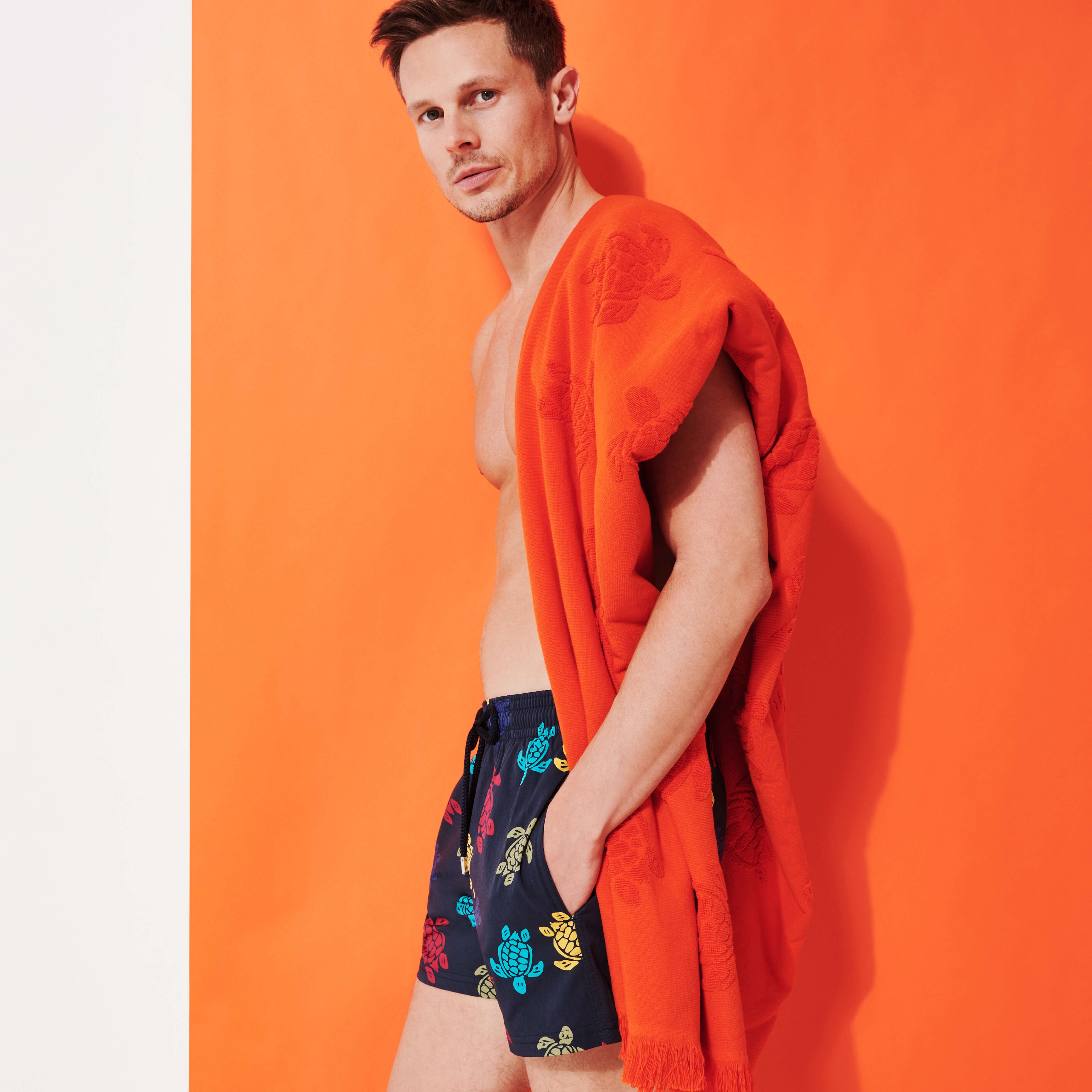 Men Stretch Swimwear Ronde Des Tortues - 7