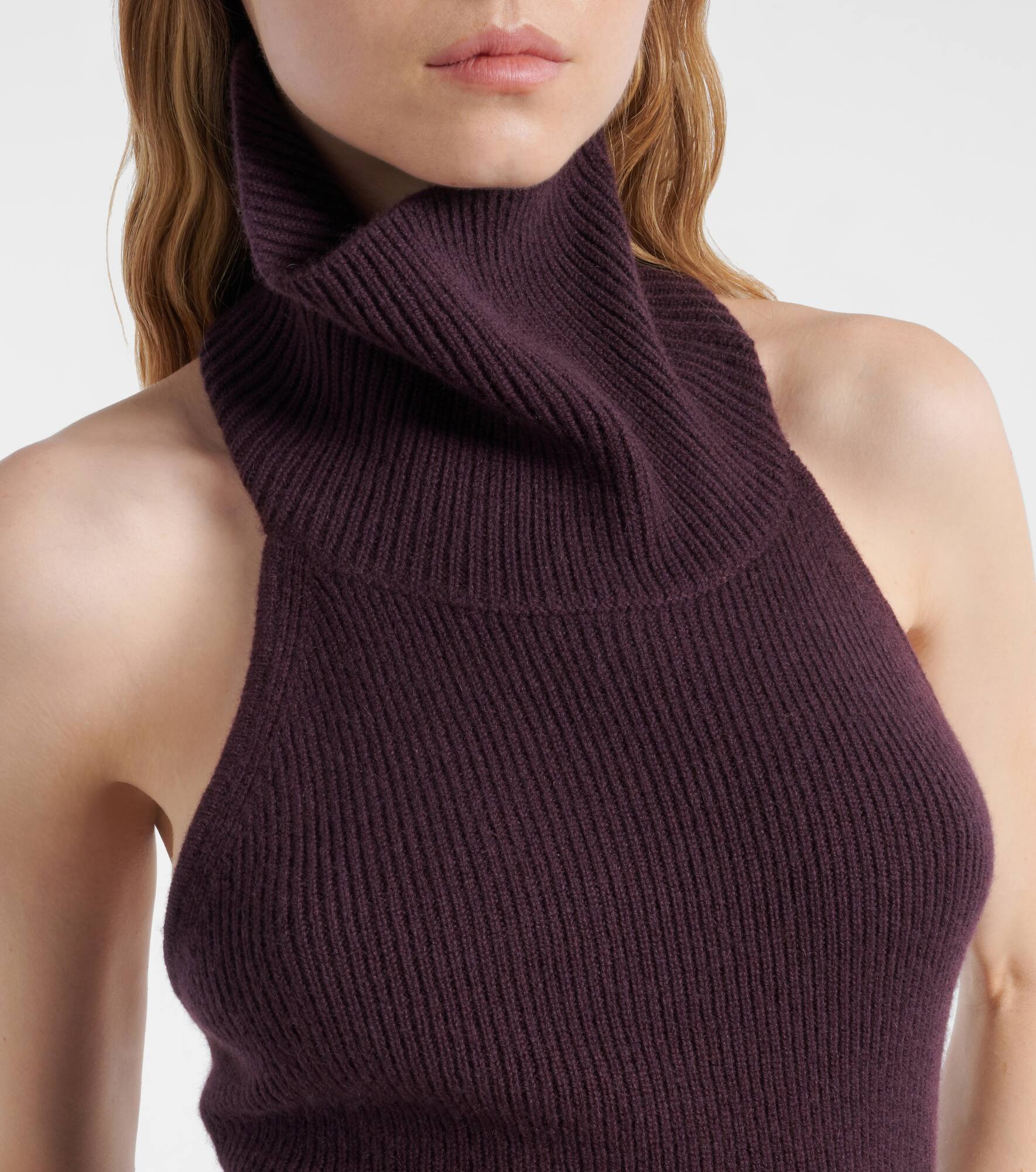 Maddie open-back cashmere top - 4