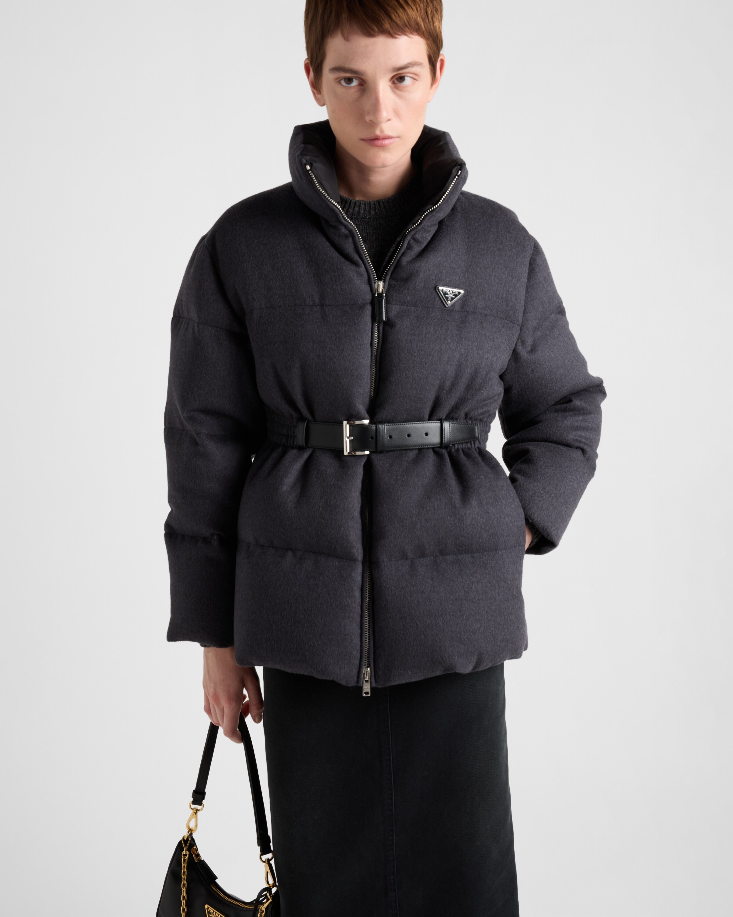 Flannel down jacket - 4