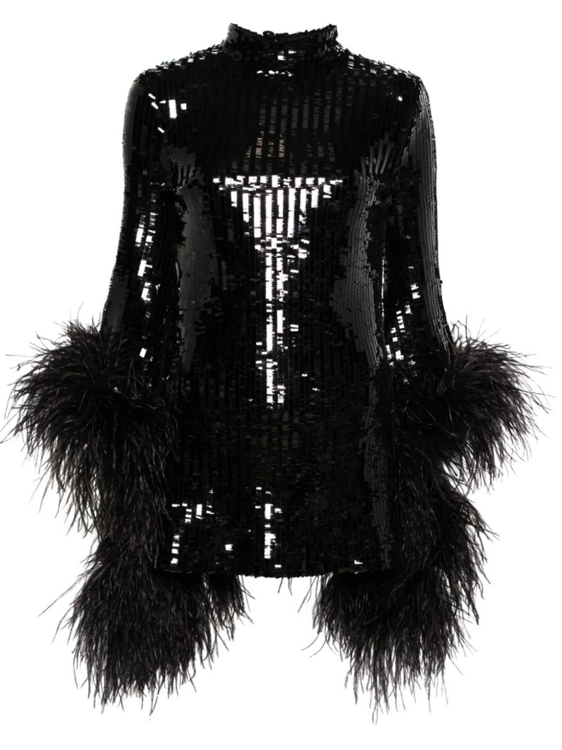 Del Rio Disco sequinned 미니 드레스 1
