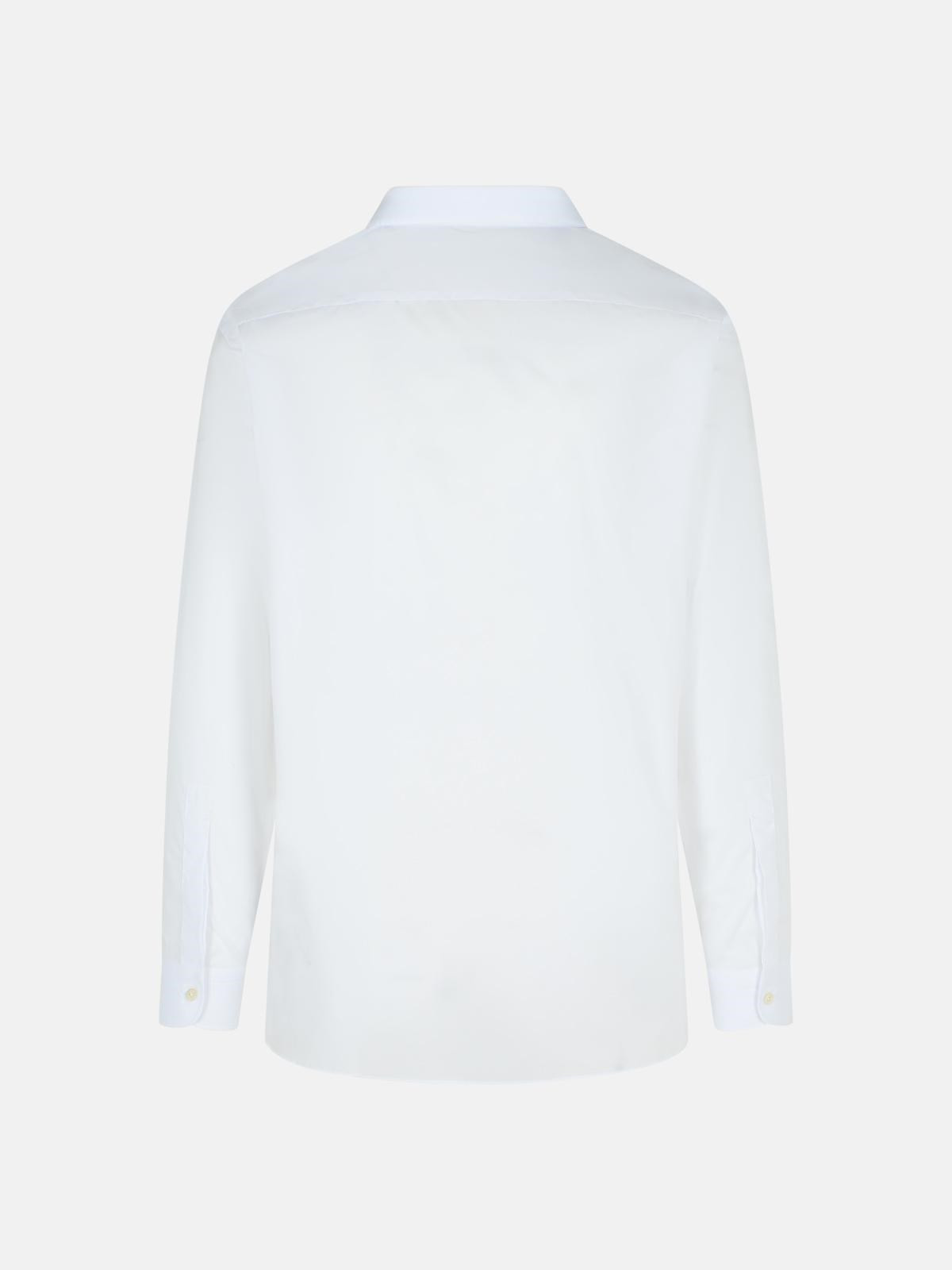 WHITE COTTON SHIRT - 3