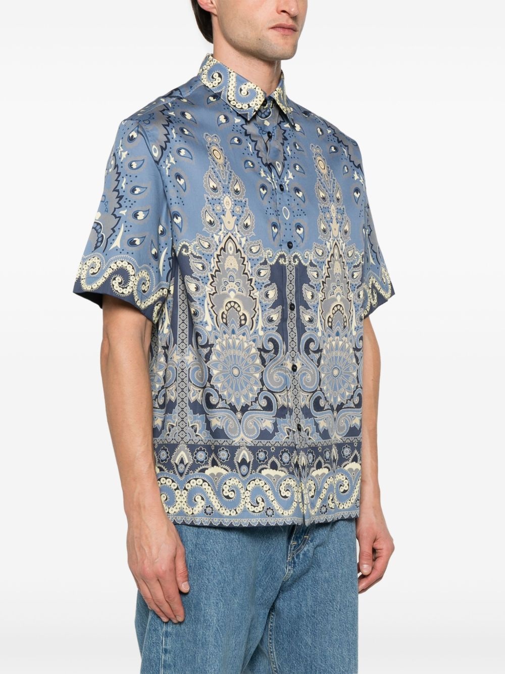 paisley-print shirt - 3