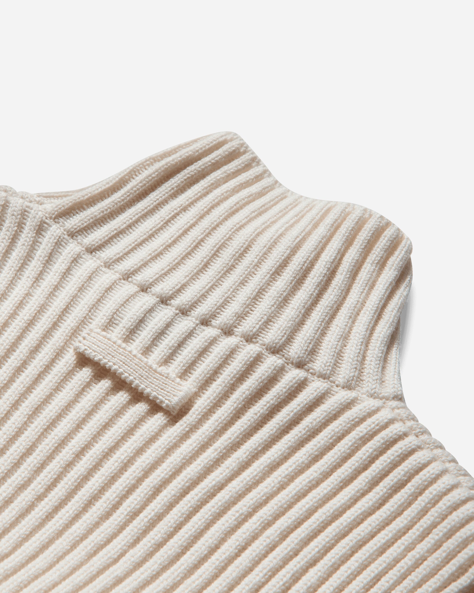 Women's Corset Turtleneck Sweater White - 3