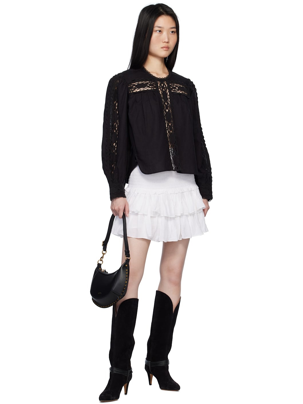 Black Valmira Blouse - 4
