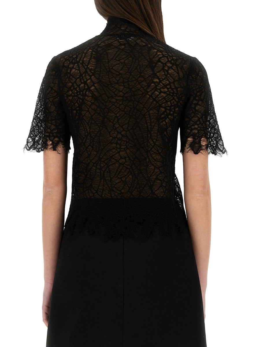 Alexander Mcqueen Women Spider Web Lace Top - 3