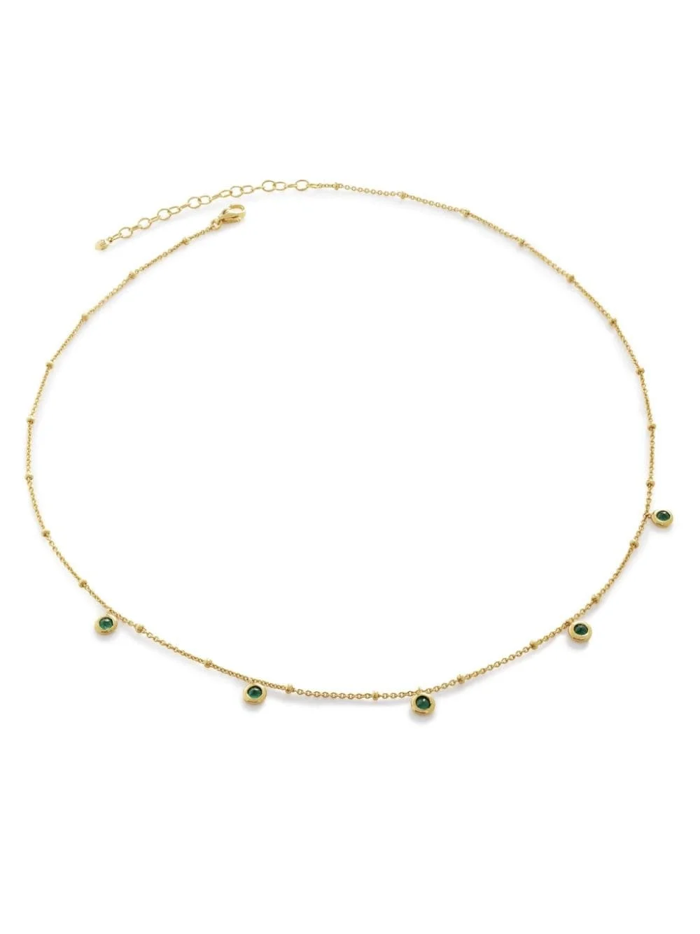 Onyx Mini gem choker necklace - 1