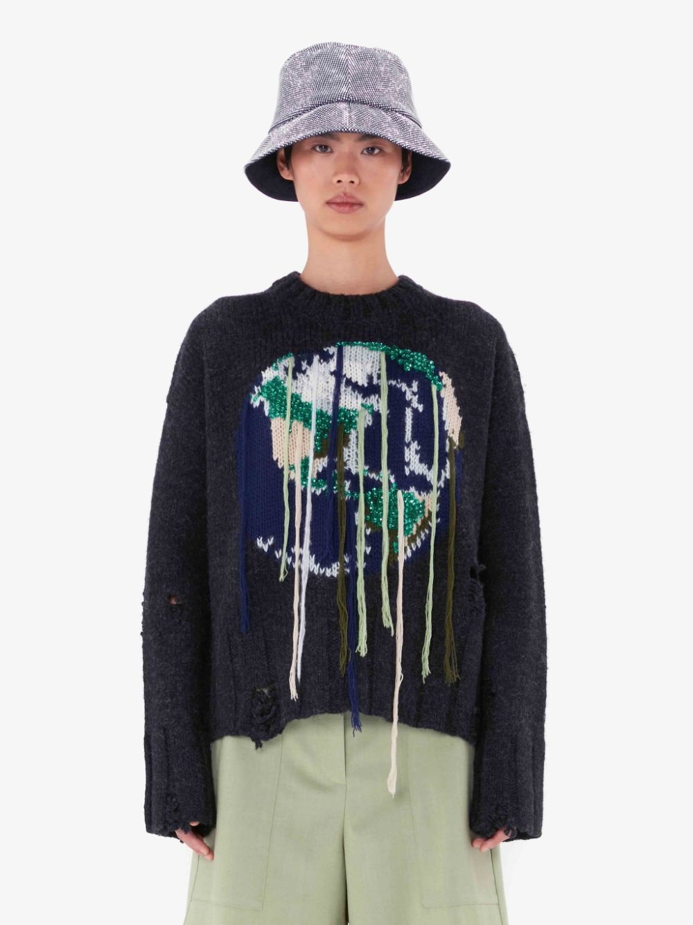 FRINGED GLOBE JUMPER - 2