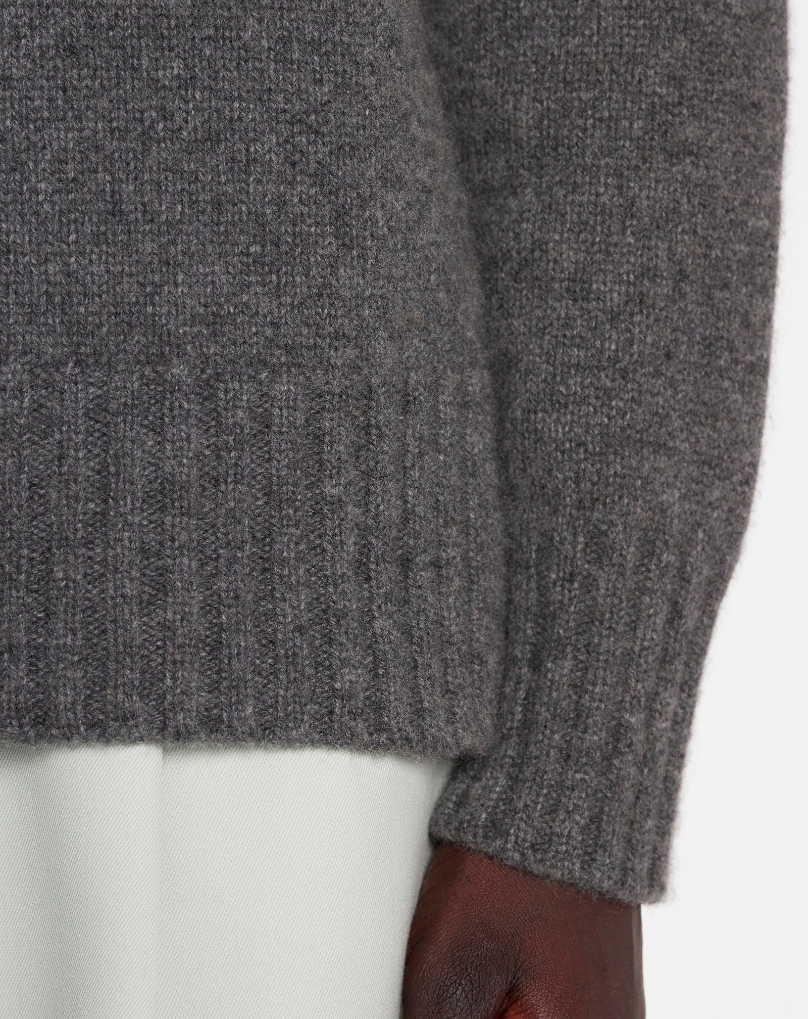 CREWNECK JUMPER IN CASHMERE - 5