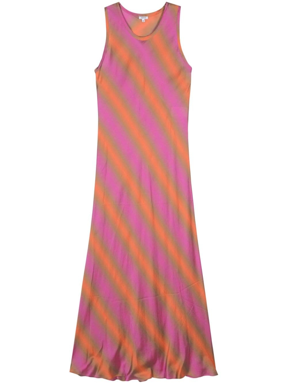 striped slip maxi dress - 1