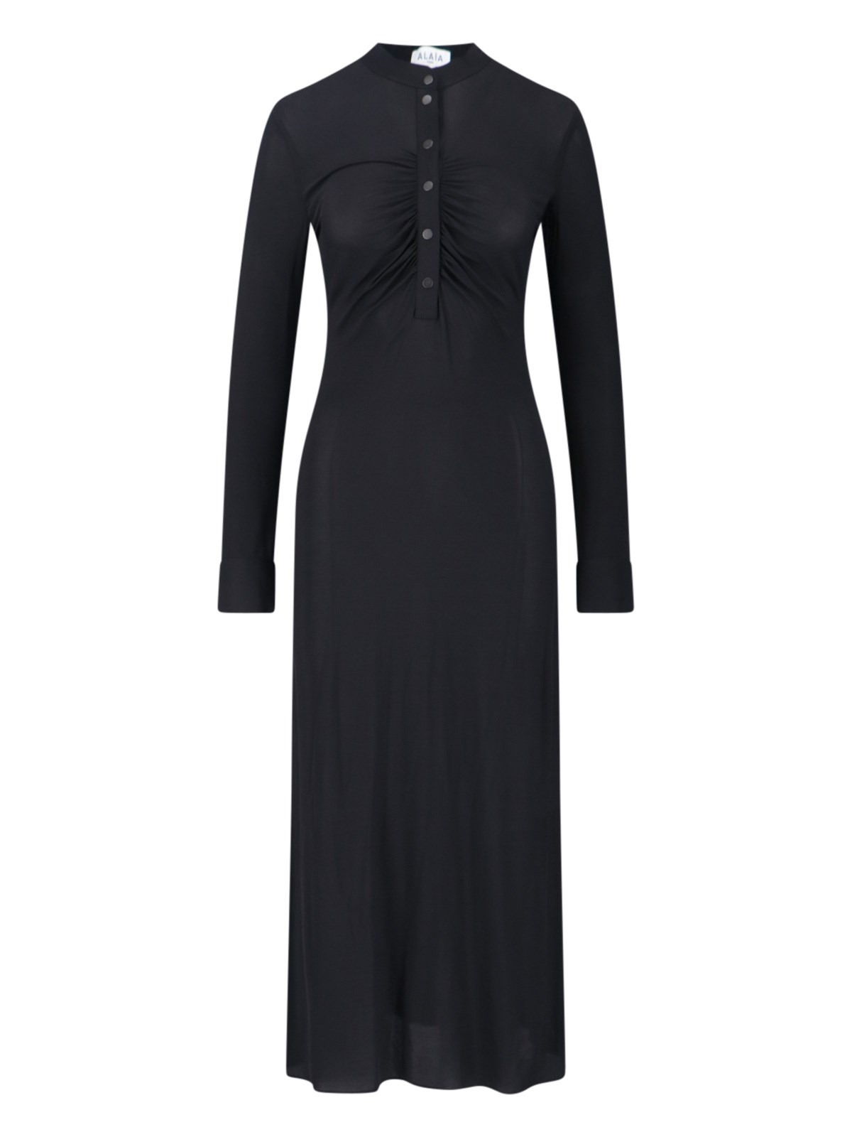 MAXI DRESS WITH RUFFLES - 1