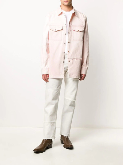 Acne Studios Recrafted denim overshirt outlook