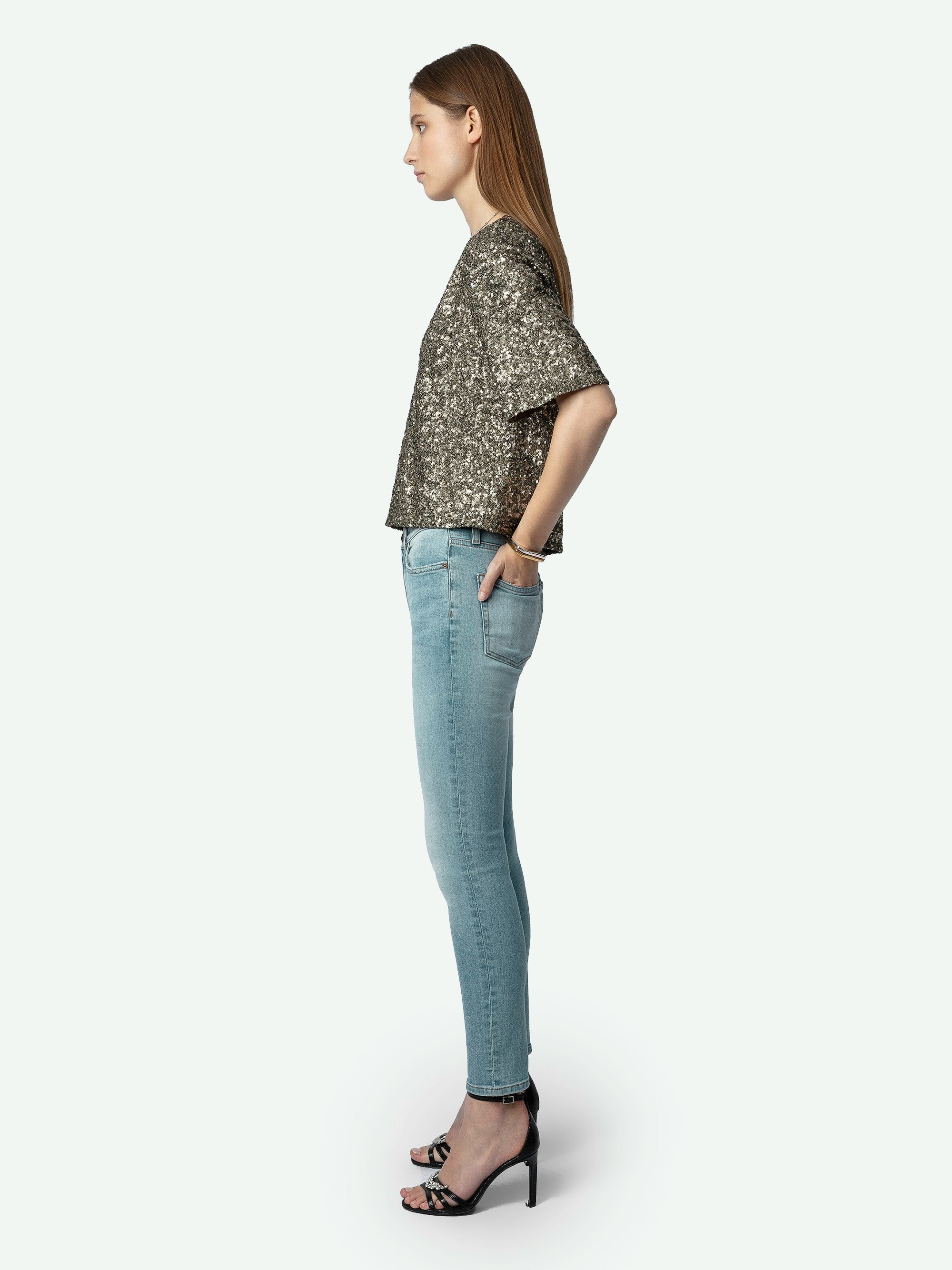 Tina Cropped Skinny Jeans - 4