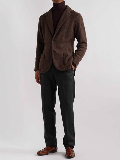 Loro Piana Slim-Fit Wool and Cashmere-Blend Flannel Trousers outlook