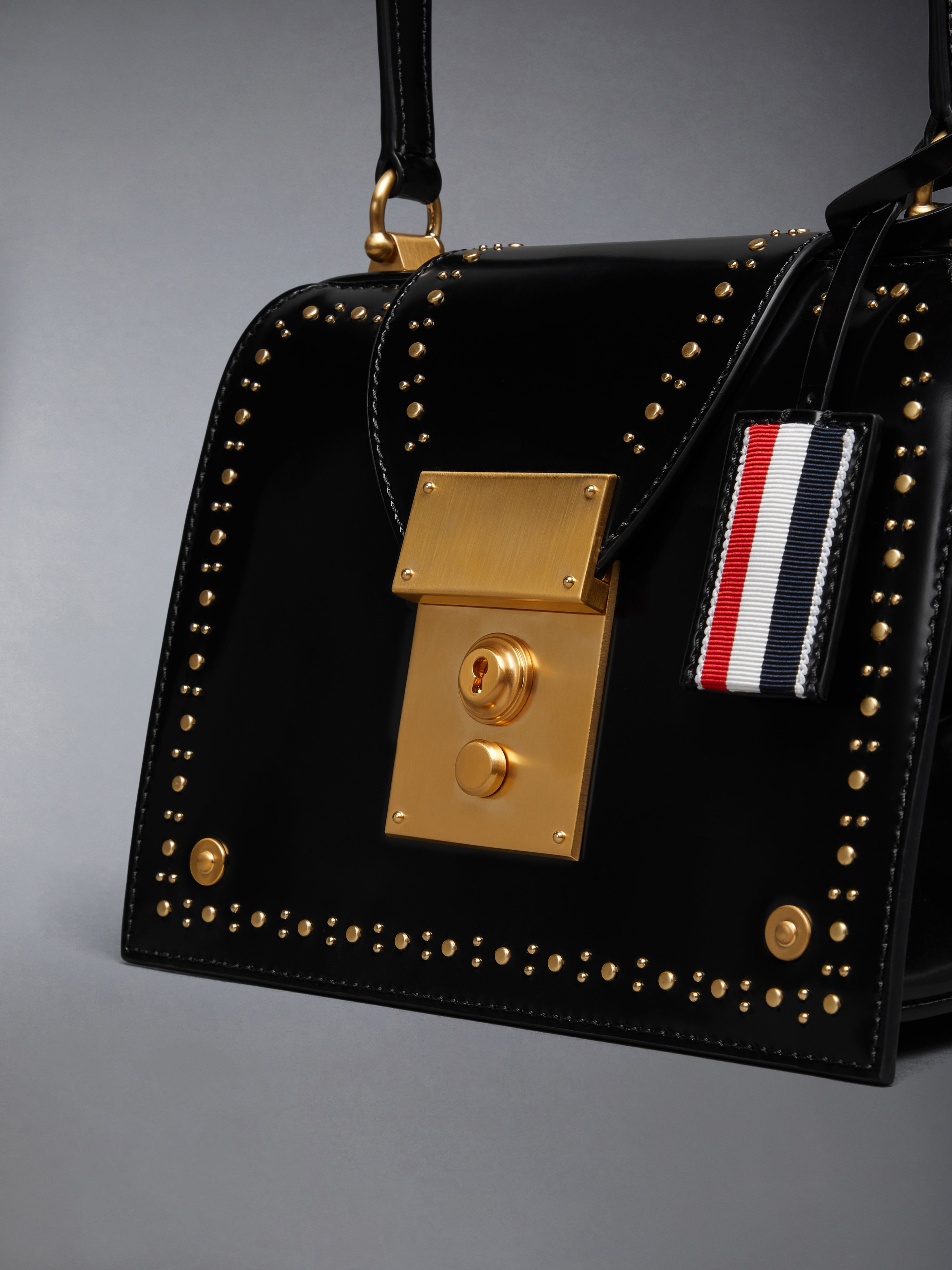 SOFT SPAZZOLATO STUD MRS. THOM TRIANGLE BAG - 6