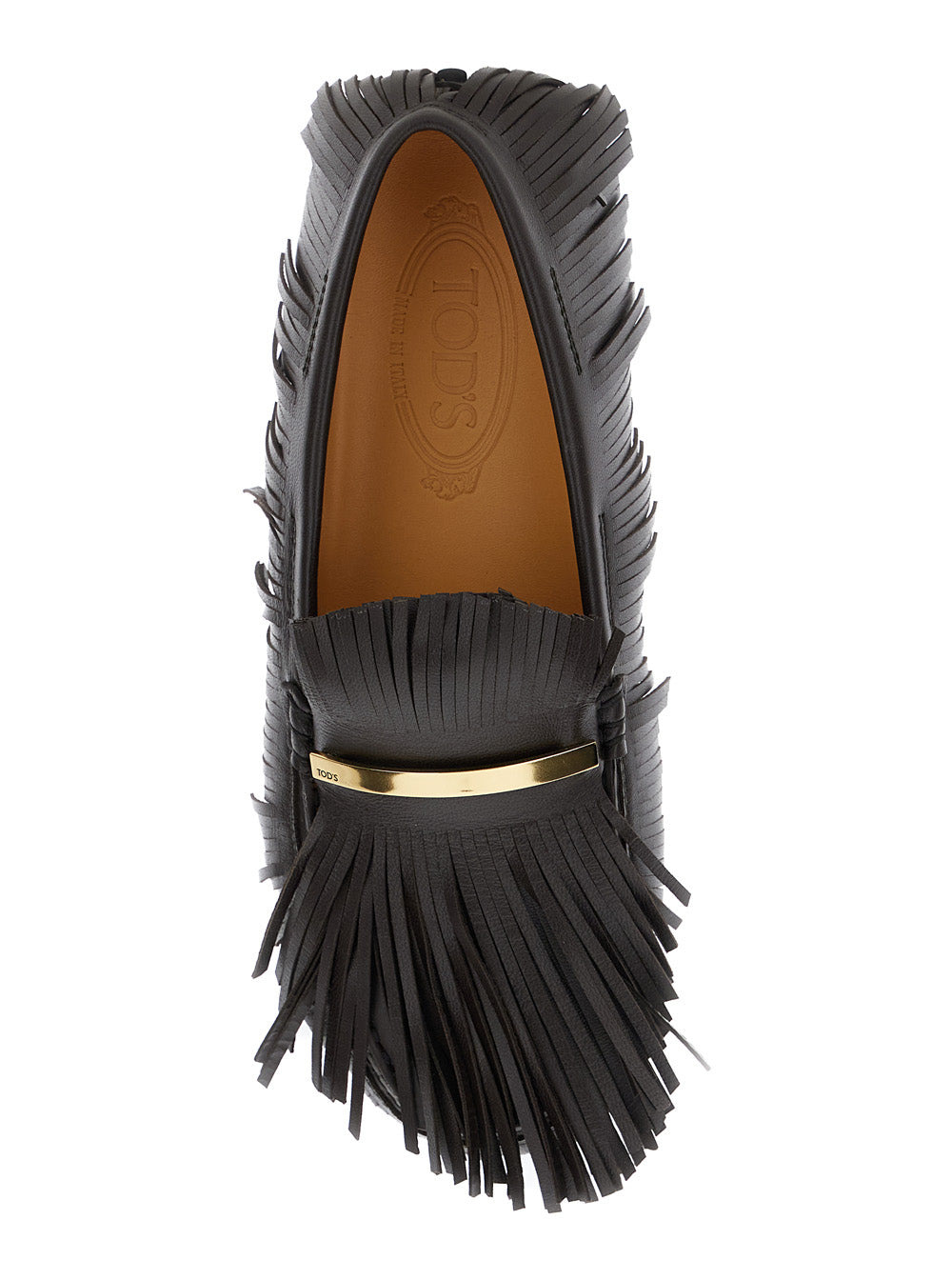 Tod's Women 'Yorky' Brown Loafers With Fringes In Leather Woman - 4