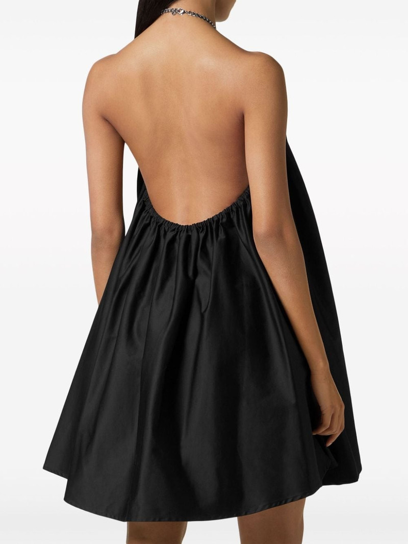 crystal-embellishment cotton mini dress 3