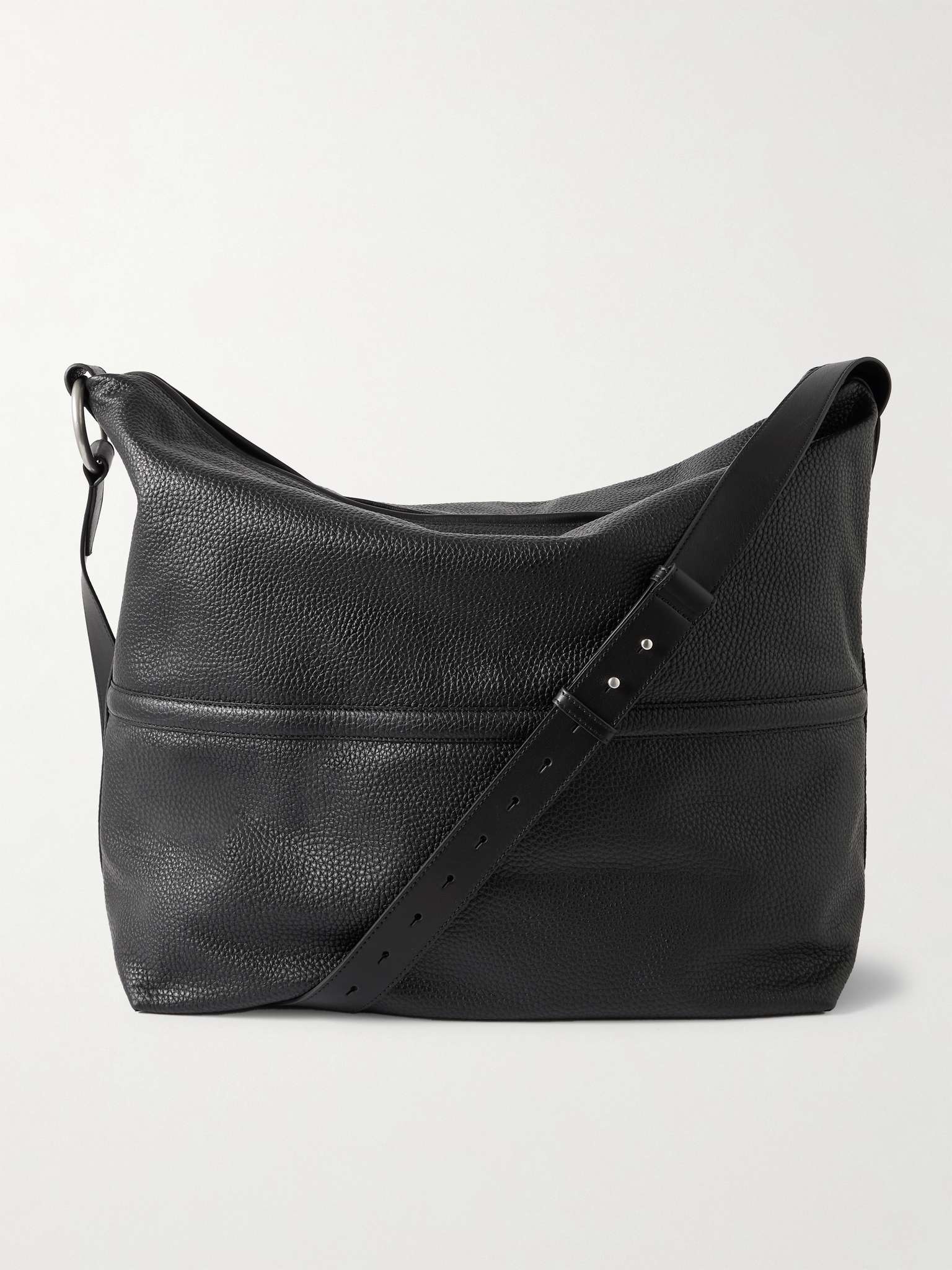 Full-Grain Leather Messenger Bag - 1
