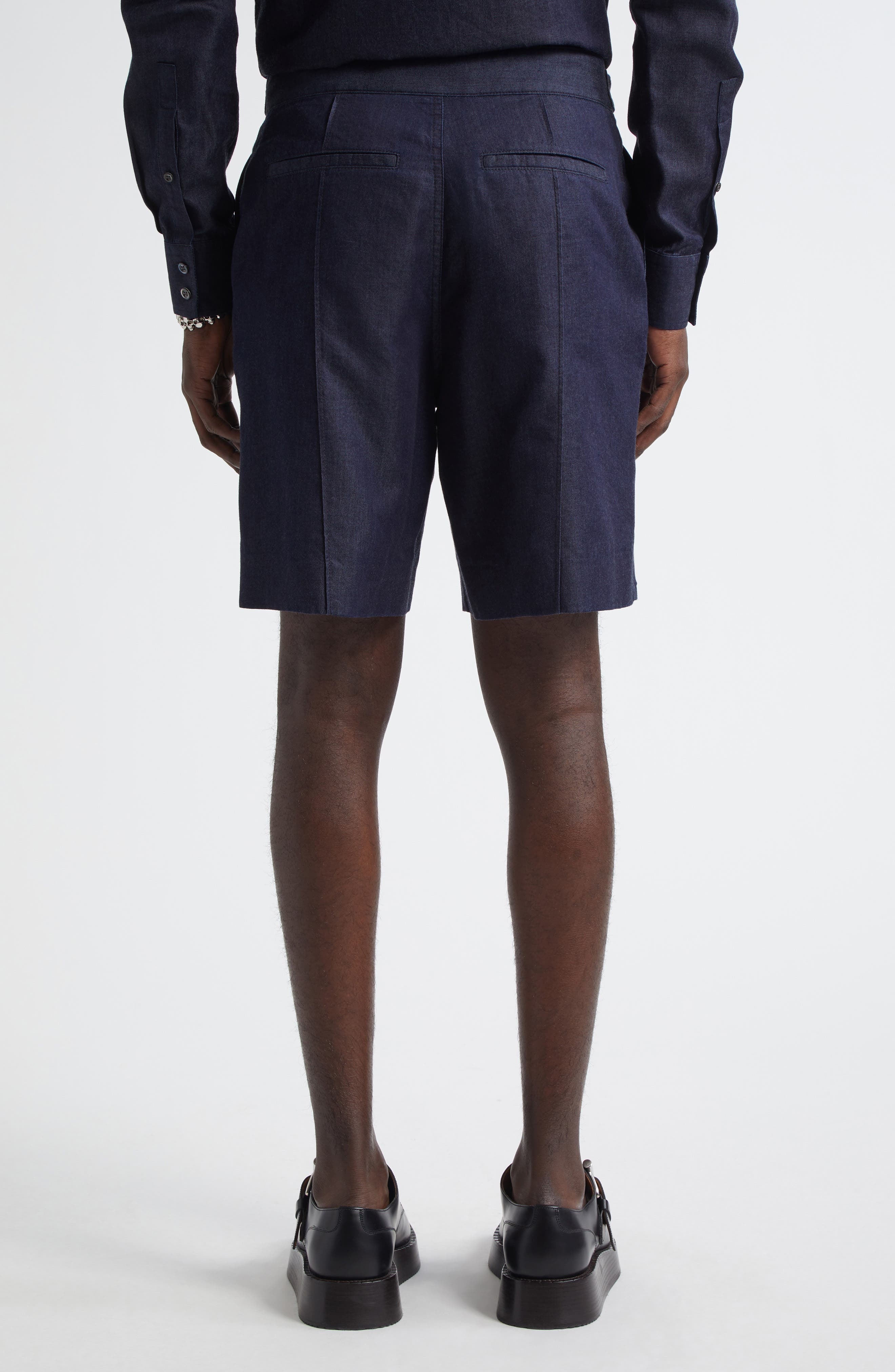 McQueen Denim Shorts in Indigo at Nordstrom - 3