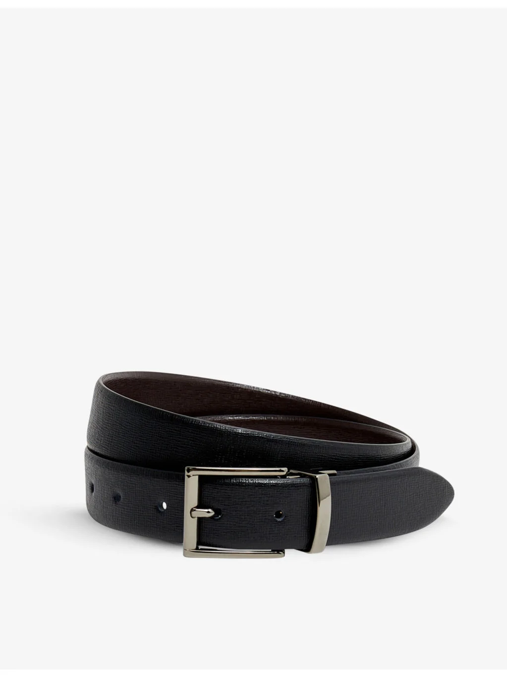 Ricky reversible leather buckle belt - 1