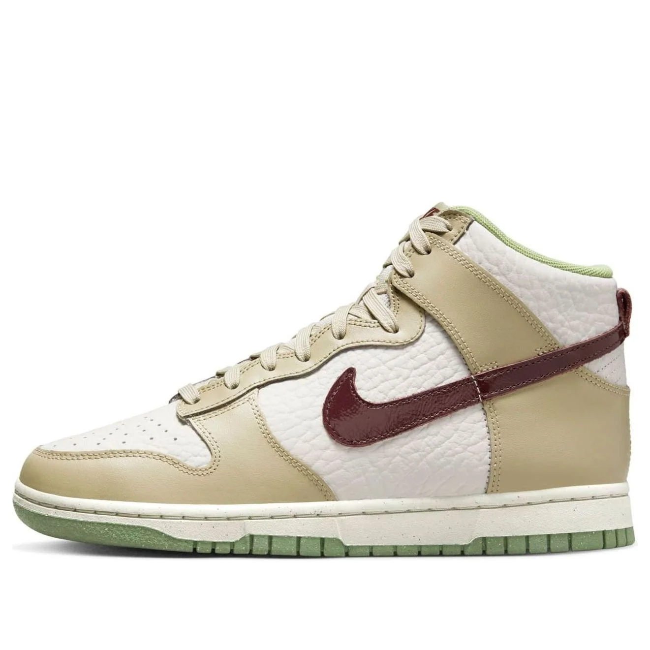 (WMNS) Nike Dunk High 'Light Bone Alligator' DX8956-001 - 1