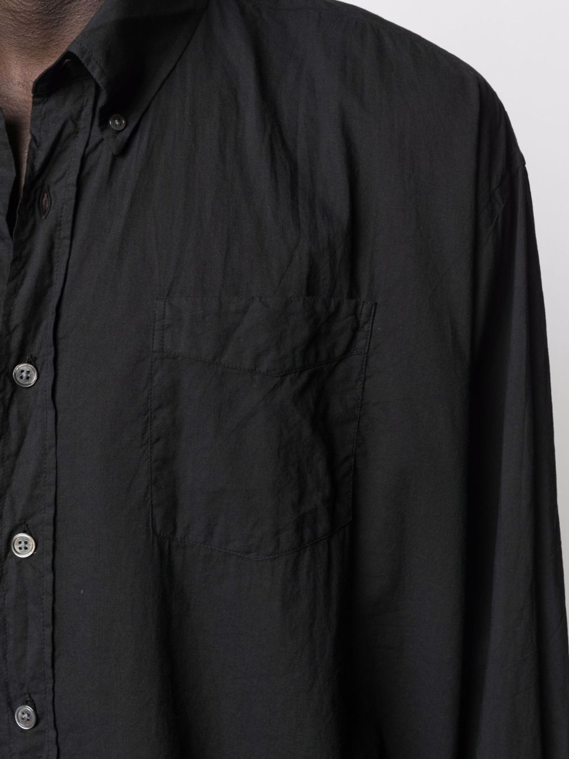 black Borrowed cotton shirt - 5