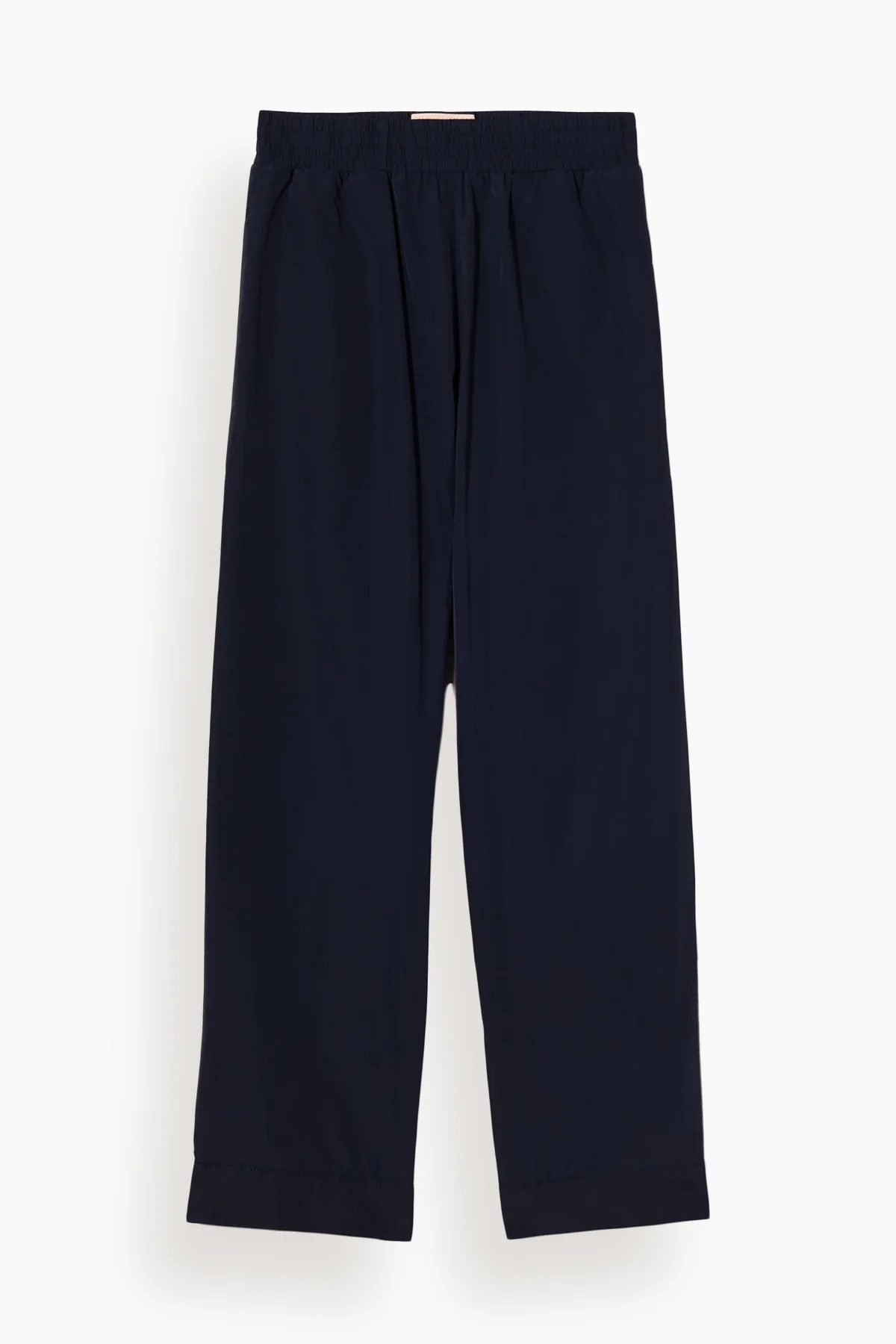 Taffeta Trousers in Navy - 1