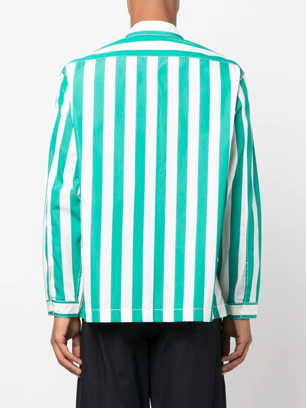 striped cotton shirt - 4