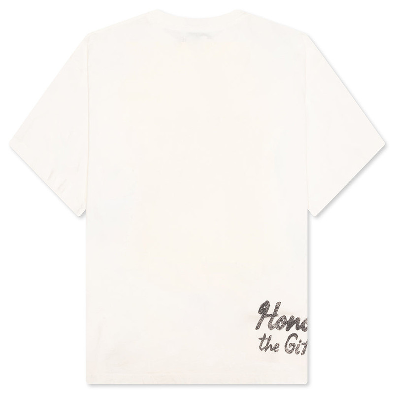 HONOR THE GIFT LIVE ON THE AIR T-SHIRT - BONE outlook