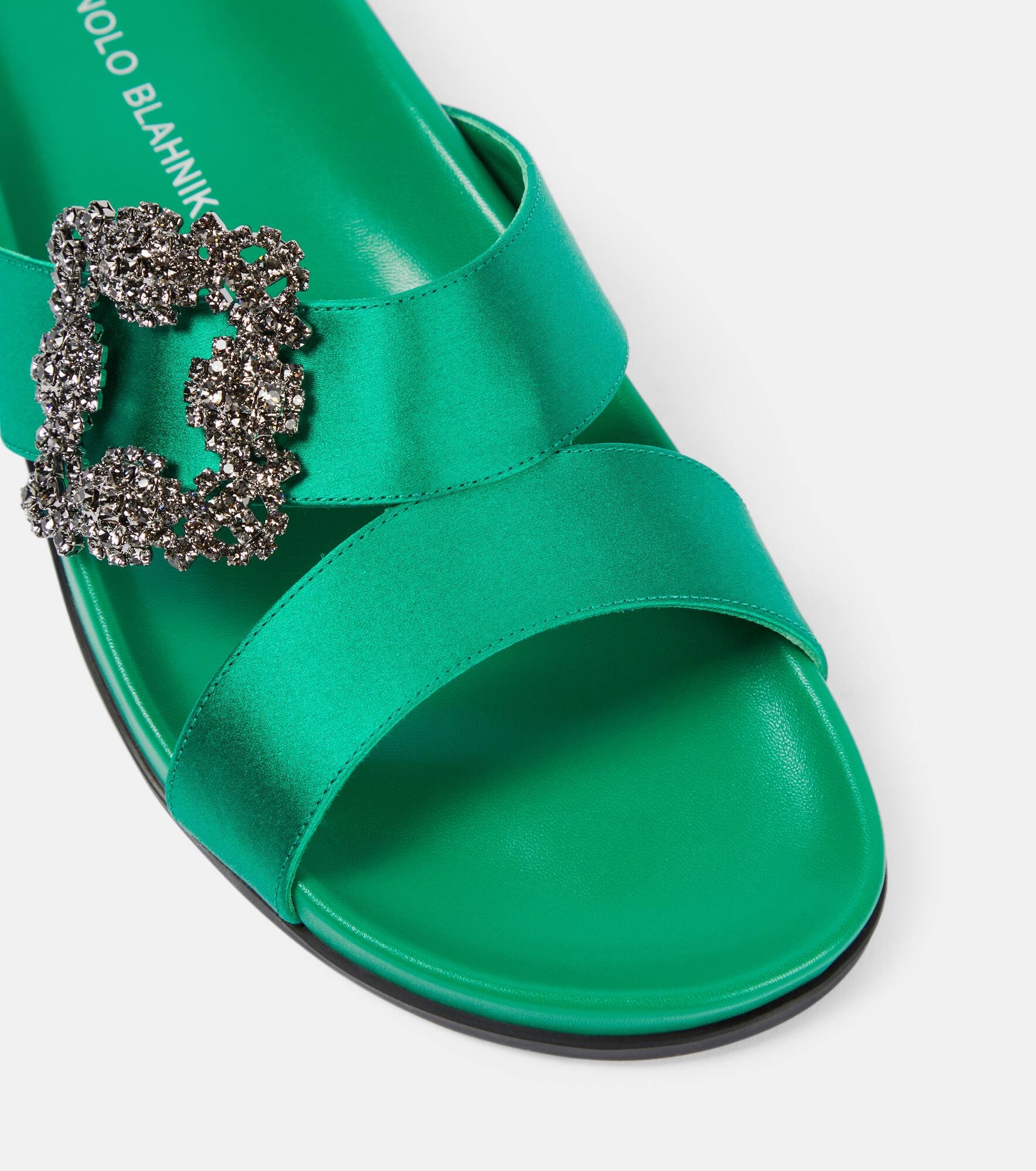 Chilanghi embellished satin sandals - 6