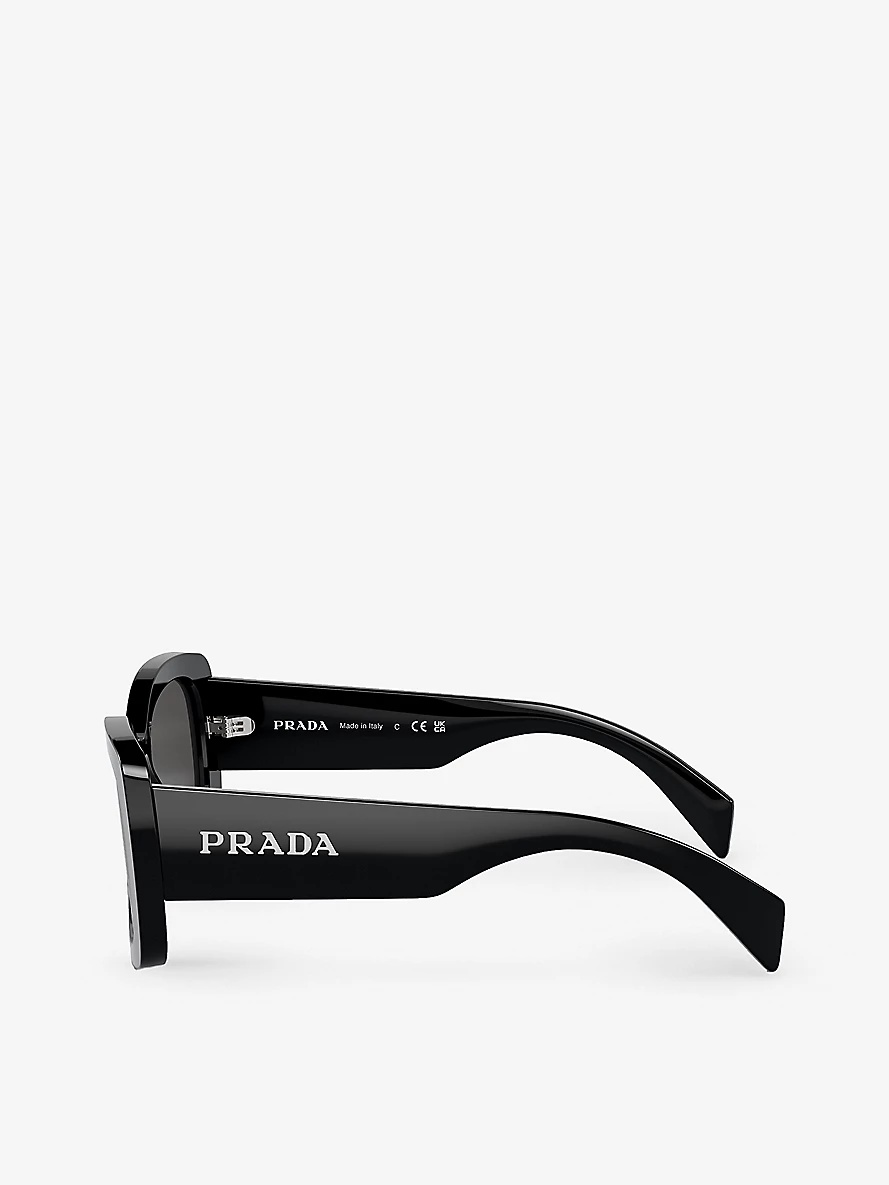 PR A08S oval-frame acetate sunglasses - 3