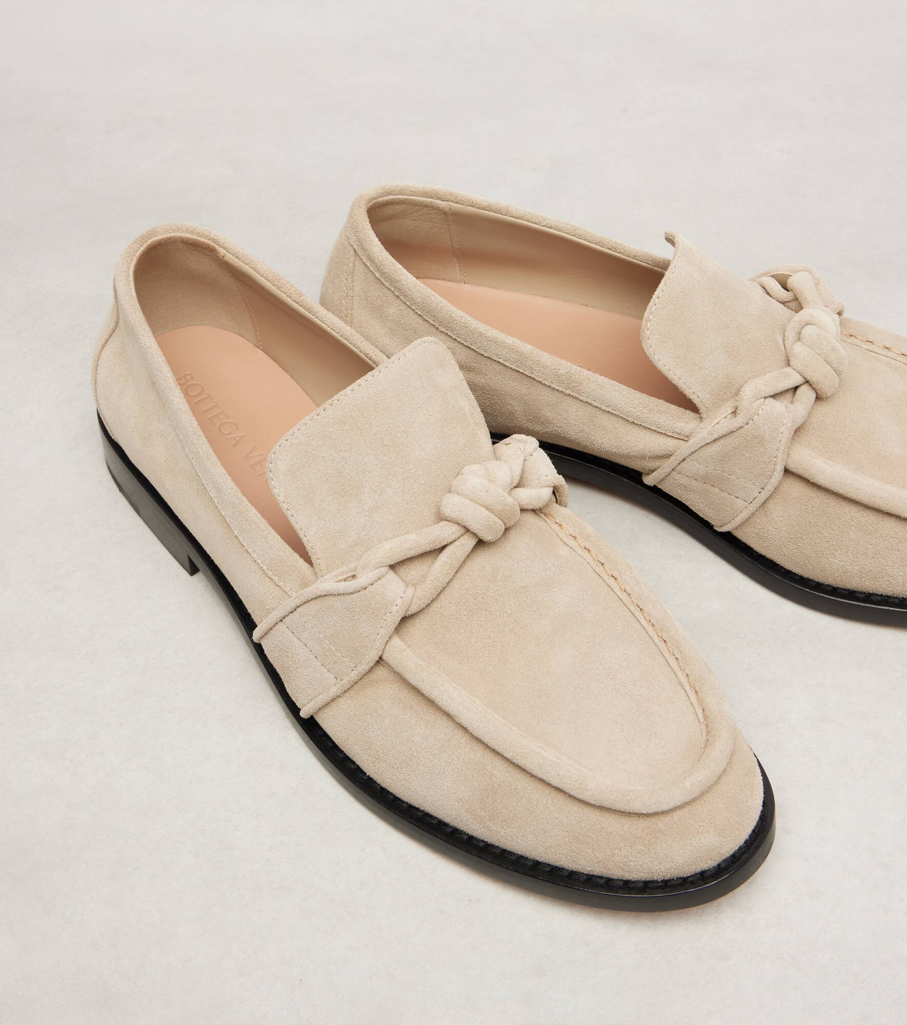 Astaire Knot suede loafers - 5