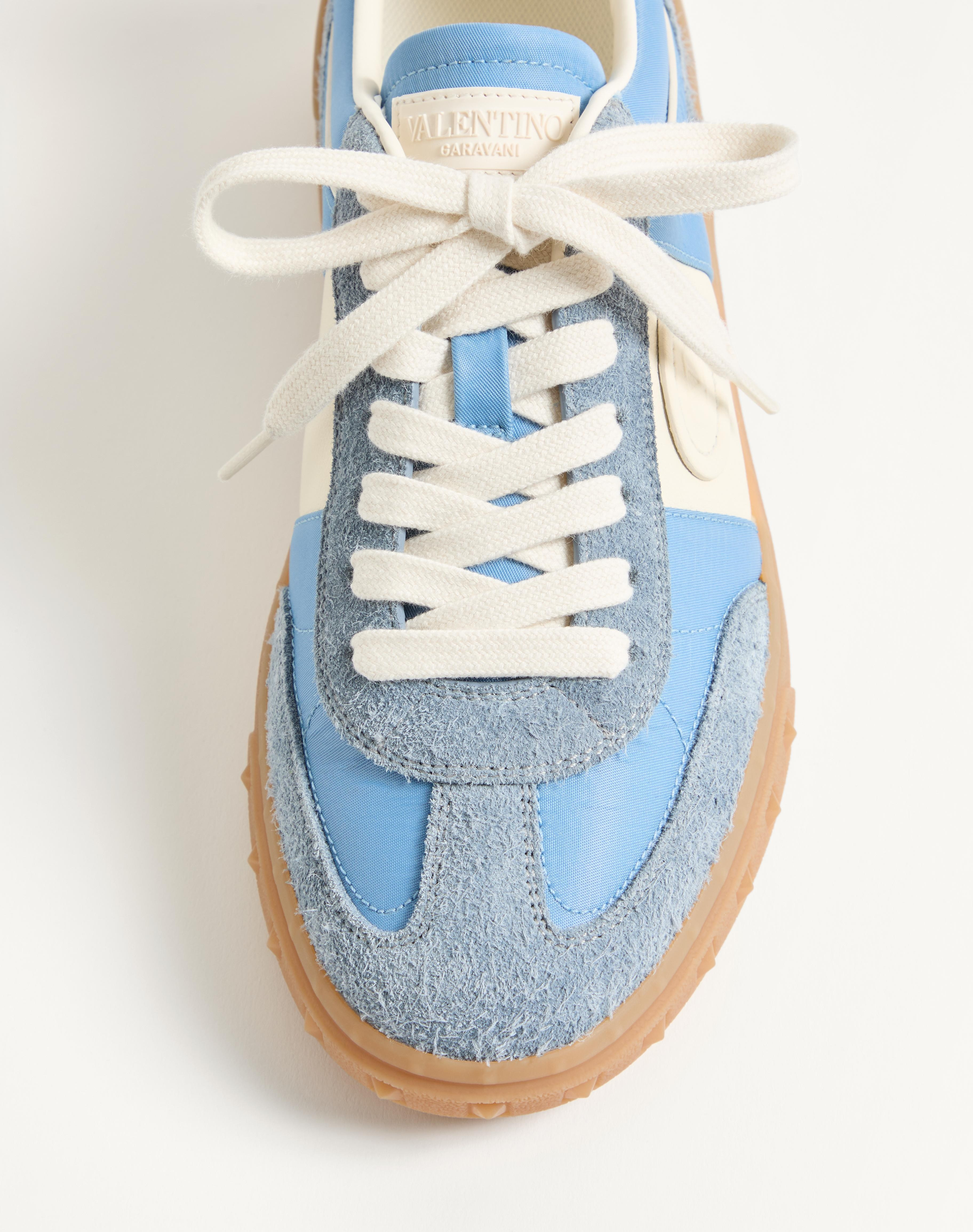 UPVILLAGE SNEAKER IN CRUST LEATHER WITH NAPPA CALFSKIN LEATHER BAND - 6