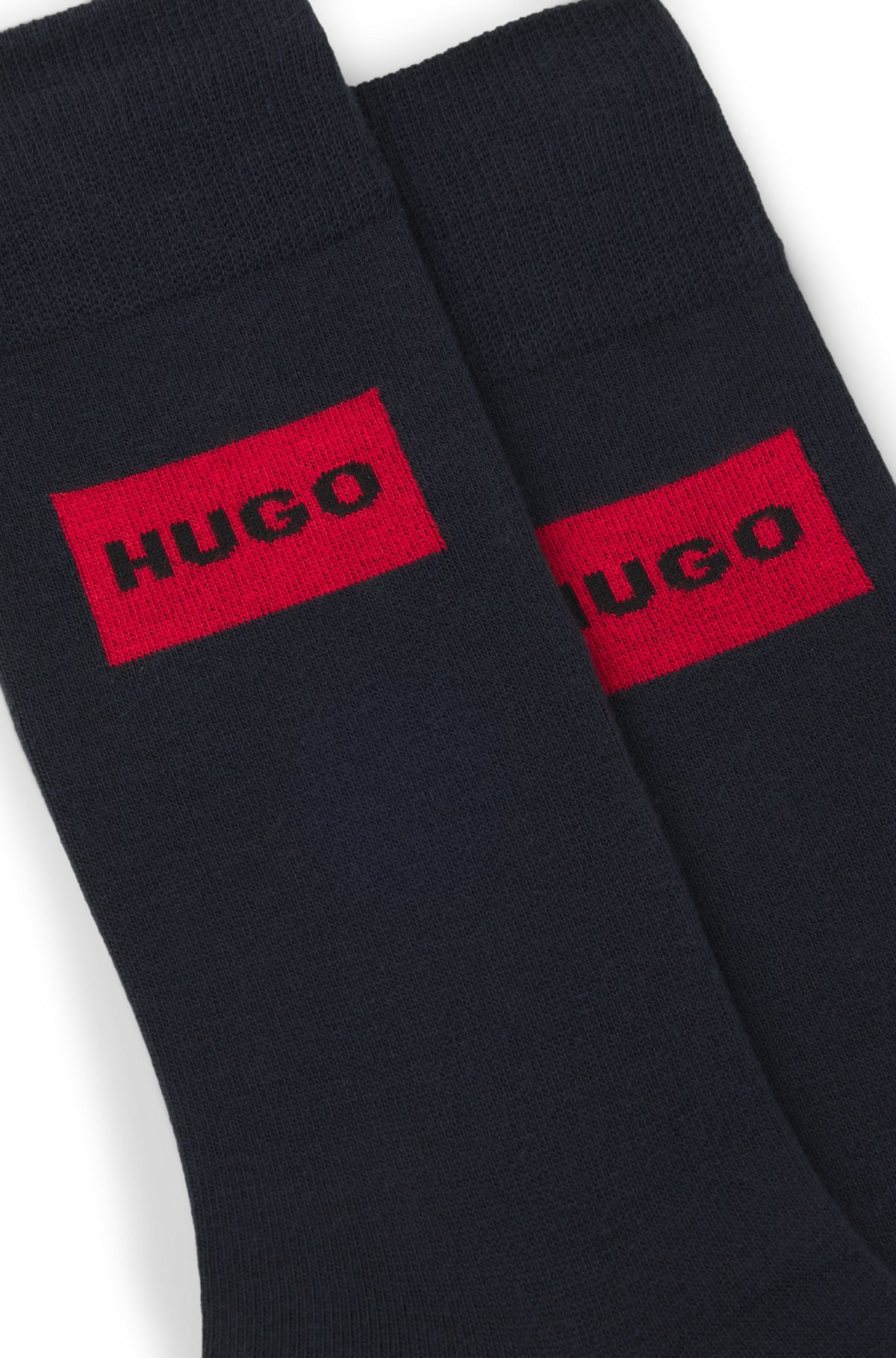 TWO-PACK OF QUARTER-LENGTH SOCKS WITH REVERSE LOGO - 2