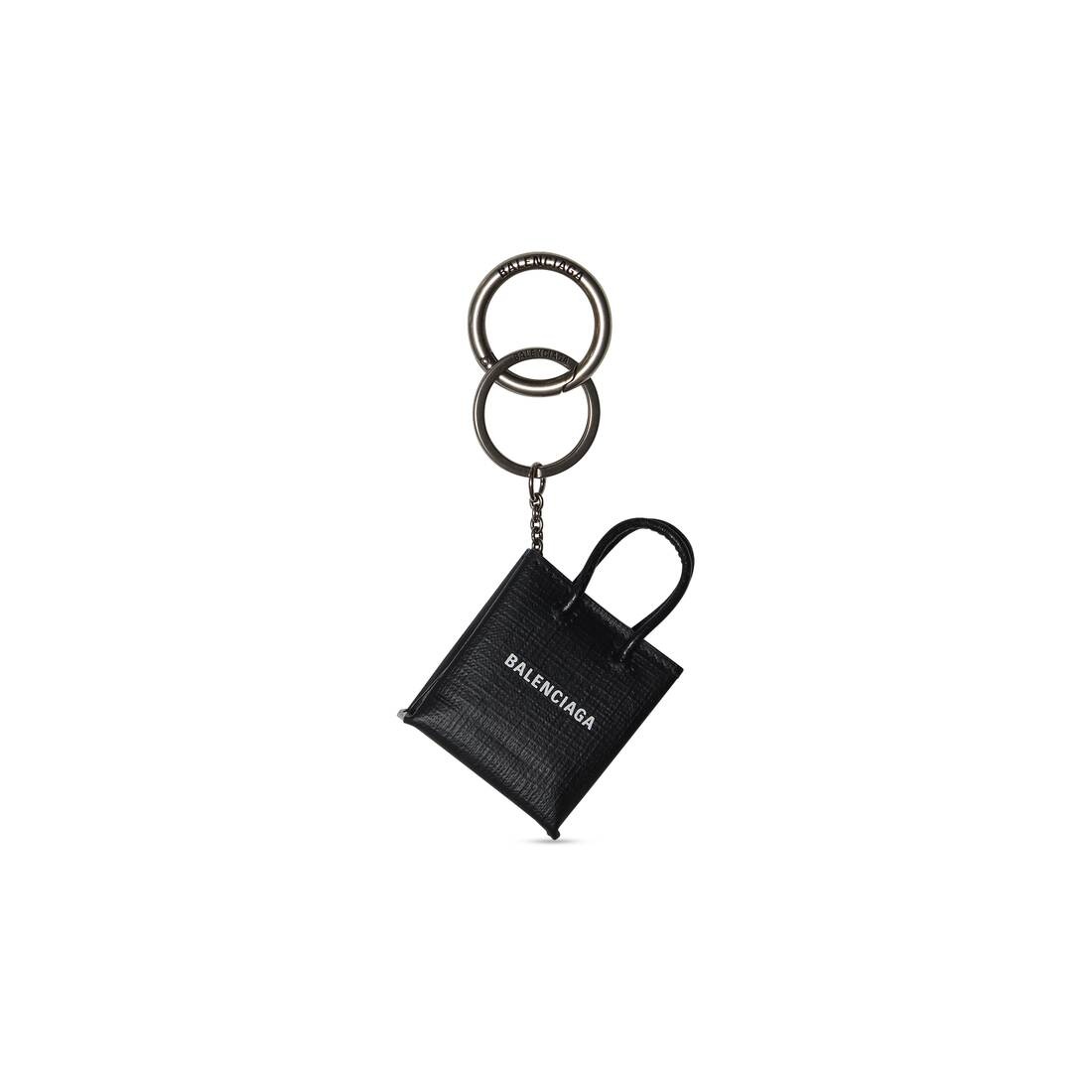 Mini Shopping Keychain in Black - 1