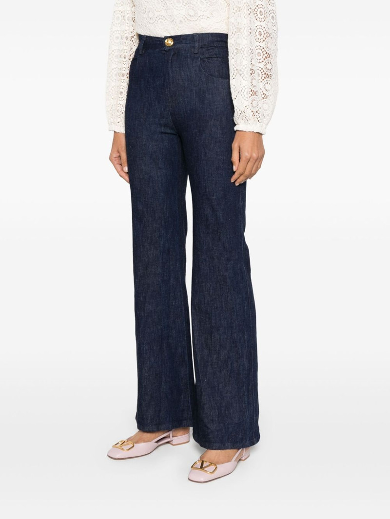 mid-rise bootcut 청바지 3