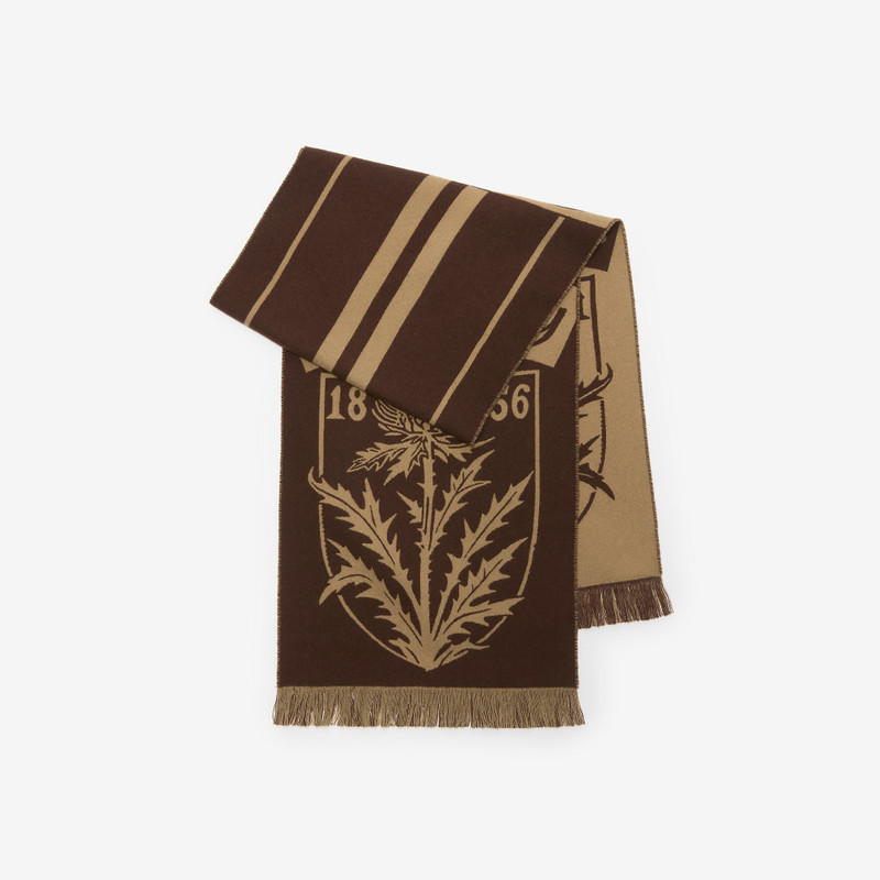 Thistle Shield Wool Scarf 1