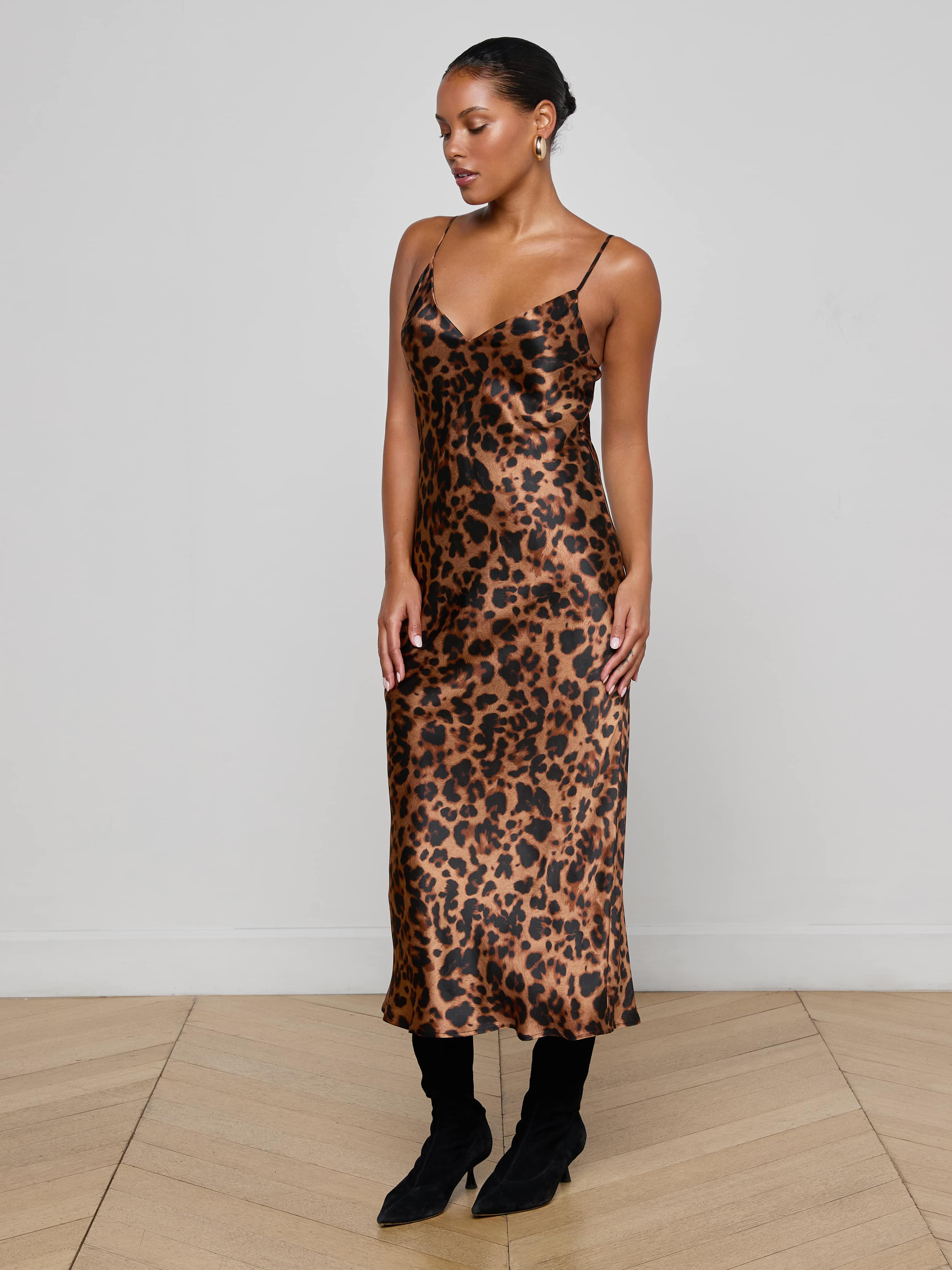 Seridie Silk Slip Dress - 3
