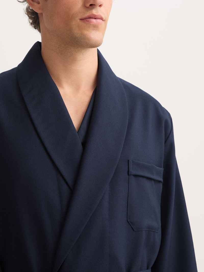 Men's Smoking Jacket Westminster 2 Wool Navy 4