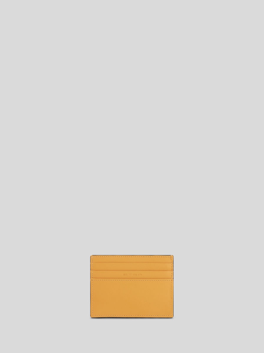 LEATHER CREDIT CARD HOLDER WITH PEGASO - 2
