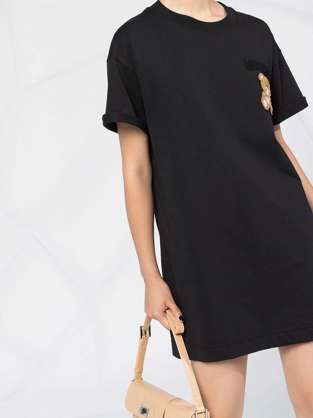 Teddy Bear beaded T-shirt dress - 5