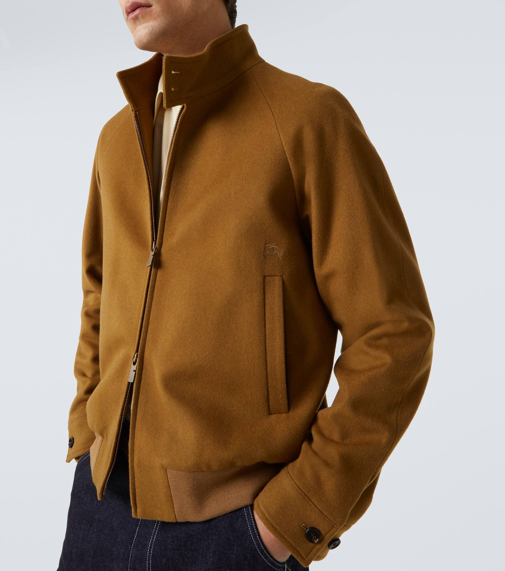 Harrington cashmere blouson jacket - 5