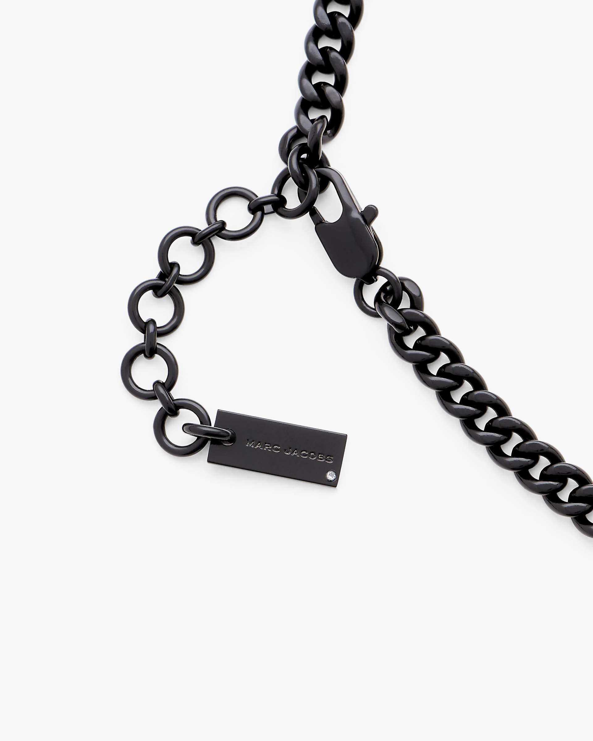 MINI ICON PAVE CHARM NECKLACE - 5