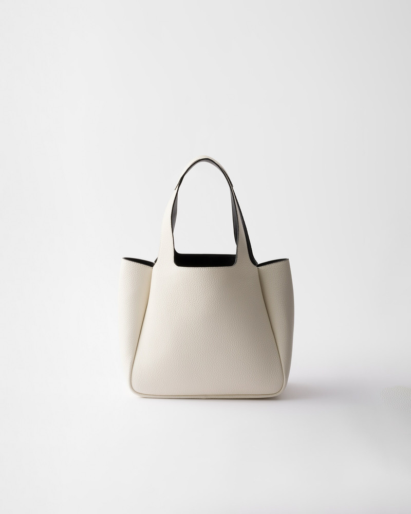 Small leather tote bag 3