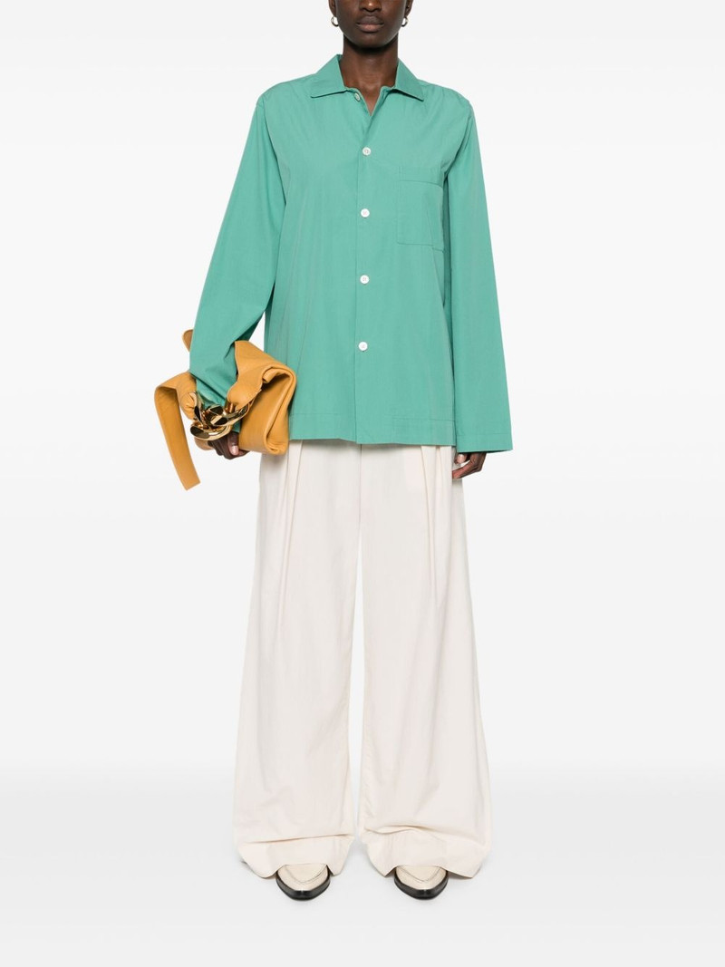 TEKLA spread-collar cotton shirt outlook