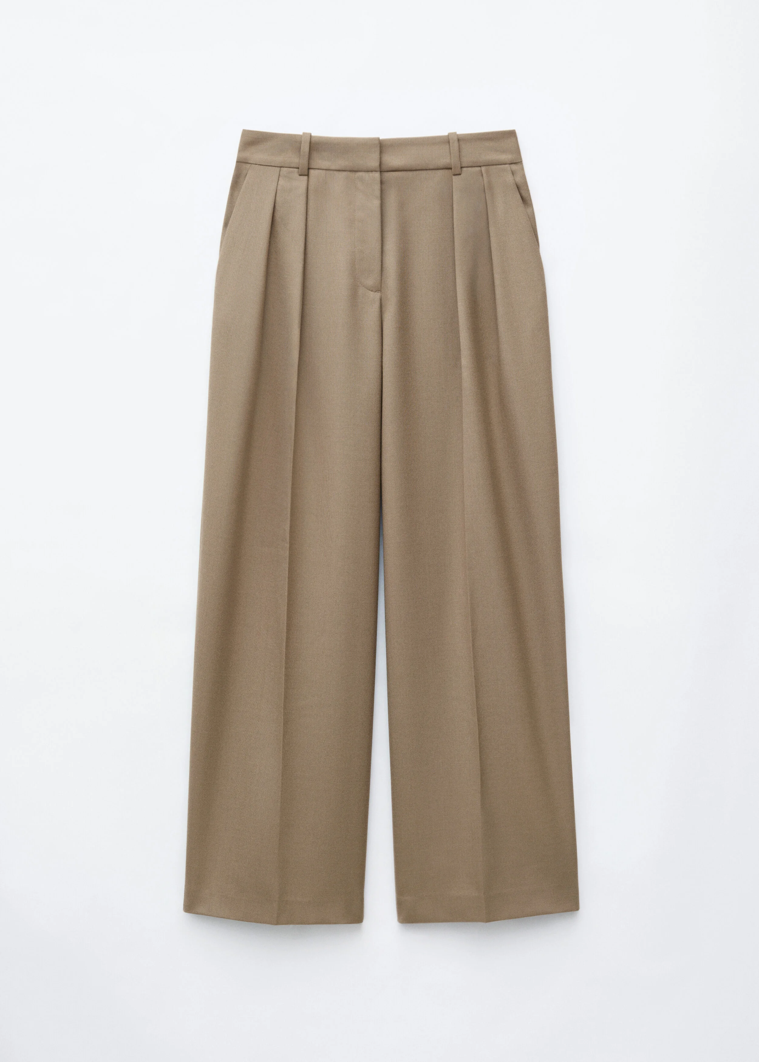 Wool-Blend Tailored Trousers - 1